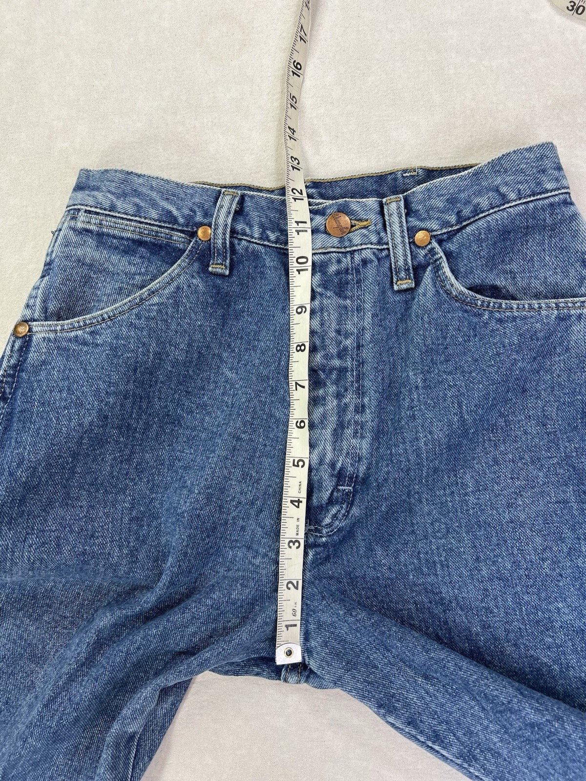 Lot of 2 Vintage Wrangler 14MWZ Jeans Women’s 7×34 Cowboy Cut Slim Fit Blue New