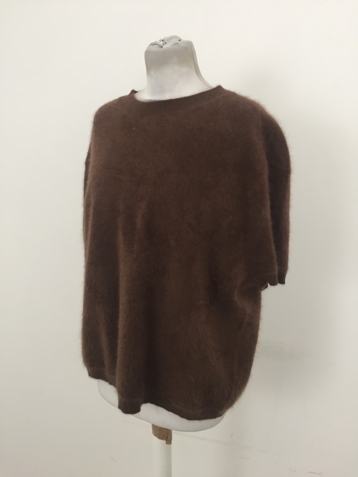 Autograph Women’s Jumper Size XL Conker Brown Knit With Cashmere S/Sleeve New