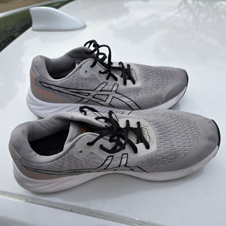 Asics Mens Gel Excite 9 1011B338 Running Shoes Sneakers Gray Orange Size 11
