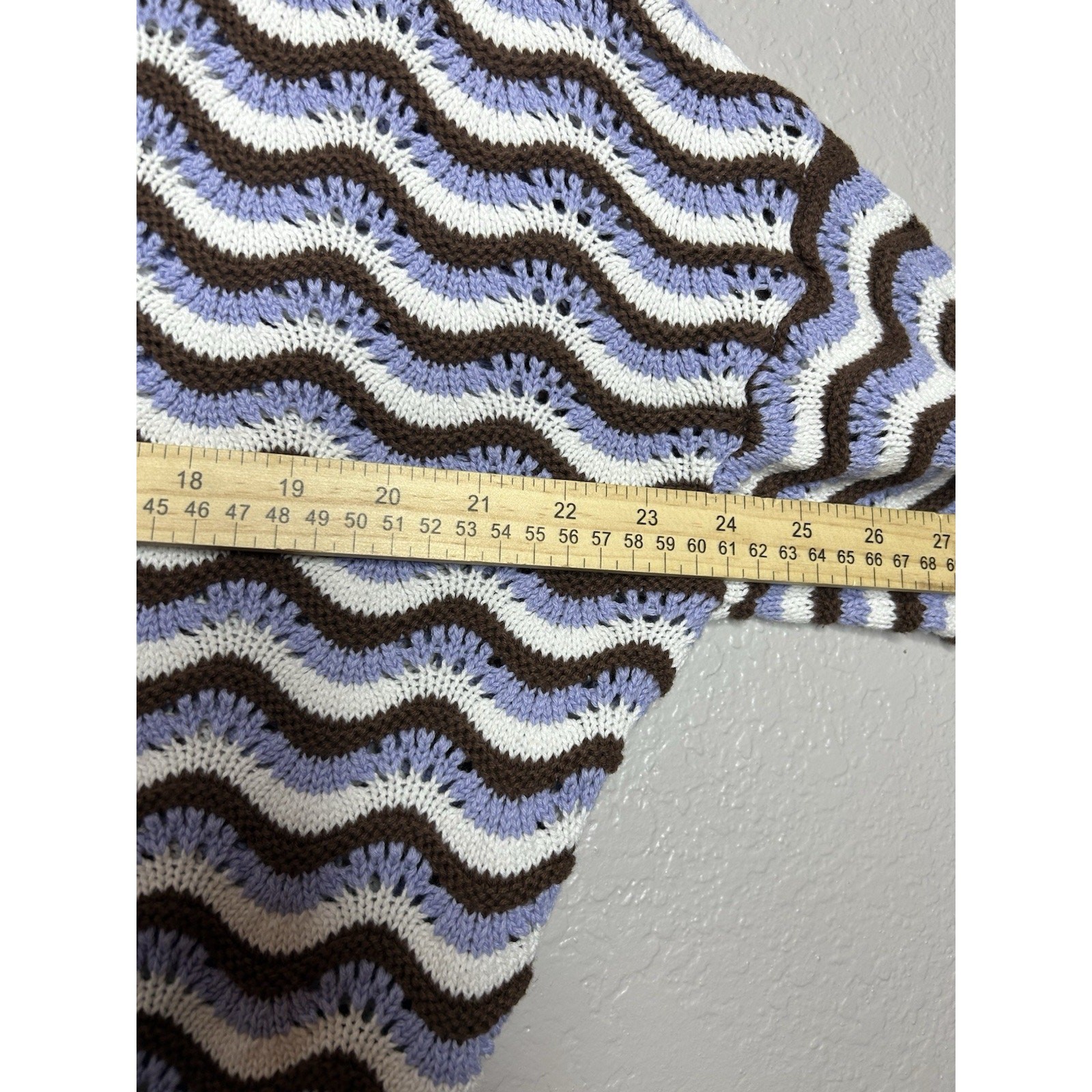 Hollister Purple Brown Striped Knit Sweater Size Large Preppy Y2K Style Academia