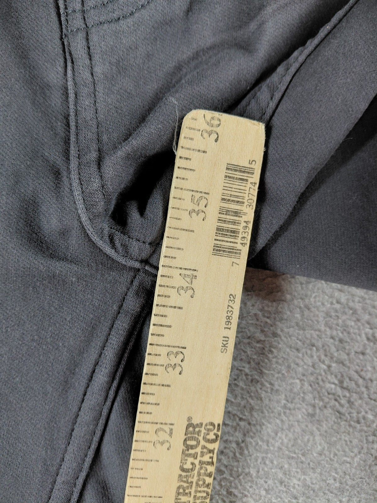 Banana Republic Men’s Pants Size 34×34 Gray Straight Leg Stretch 5 Pocket 35×34