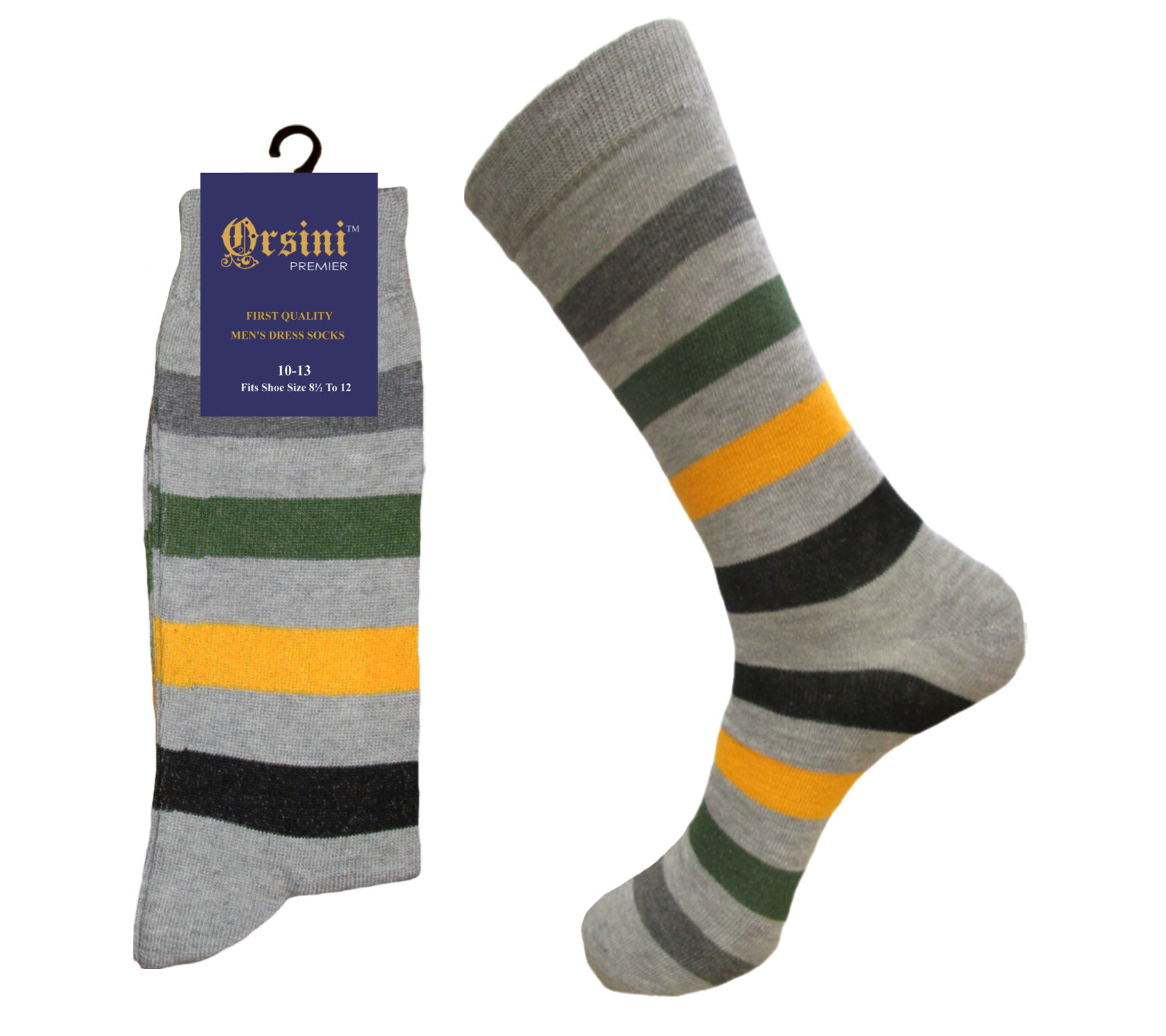 1-3-6-12 Dress Socks Cotton TRUE TO SIZE 10-13 POLKA DOTS STRIPES FIRST QUALITY