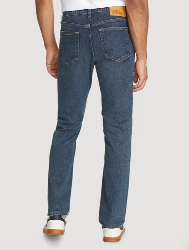 BRAND NEW! (19 SIZES)-Eddie Bauer “Mr. Eddie’s Flex Jean-STRAIGHT”-Dusty Blue