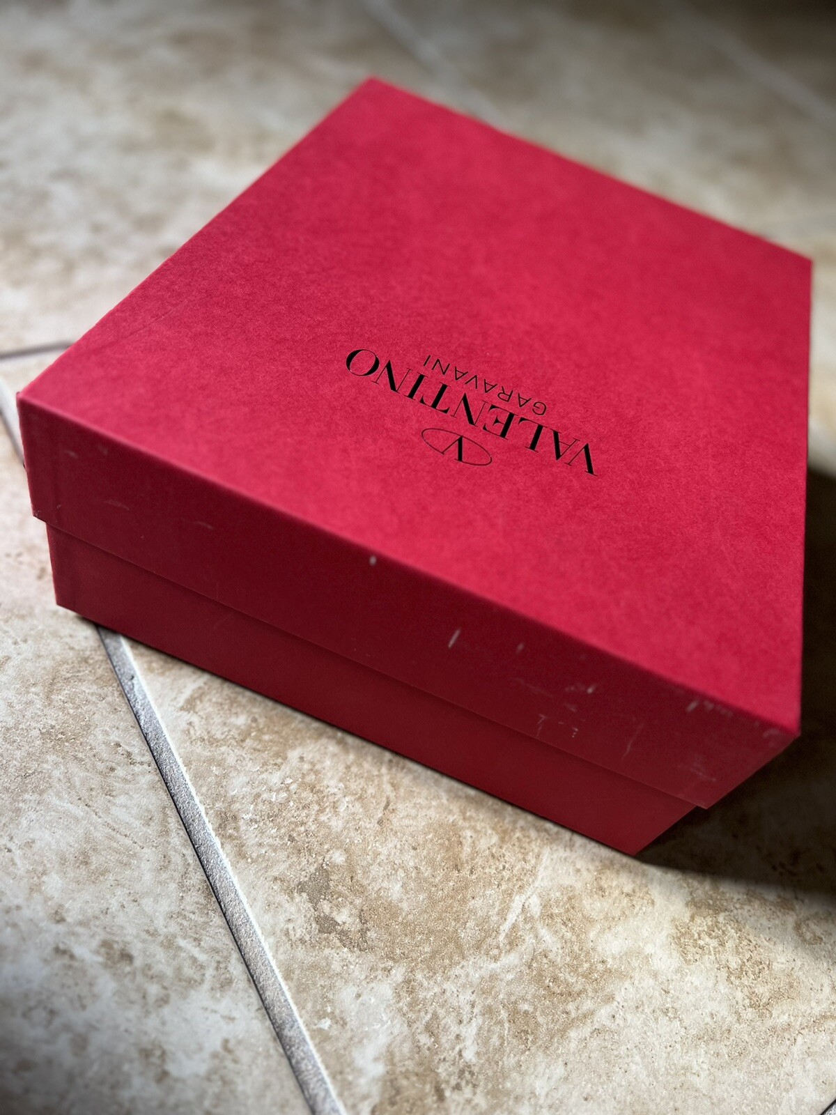 Valentino Studded Ankle Strap Stiletto Pointed Toe Leather Heels Red 36.5