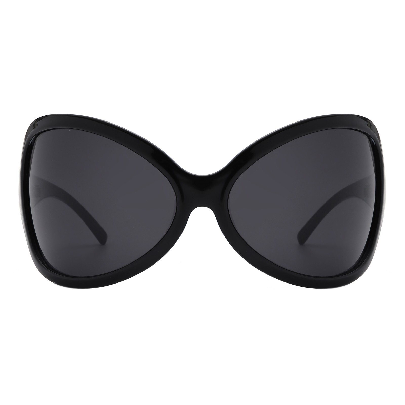 Women’s Designer Sunglasses Oversized Wrap Around Butterfly Shield Shades UV400