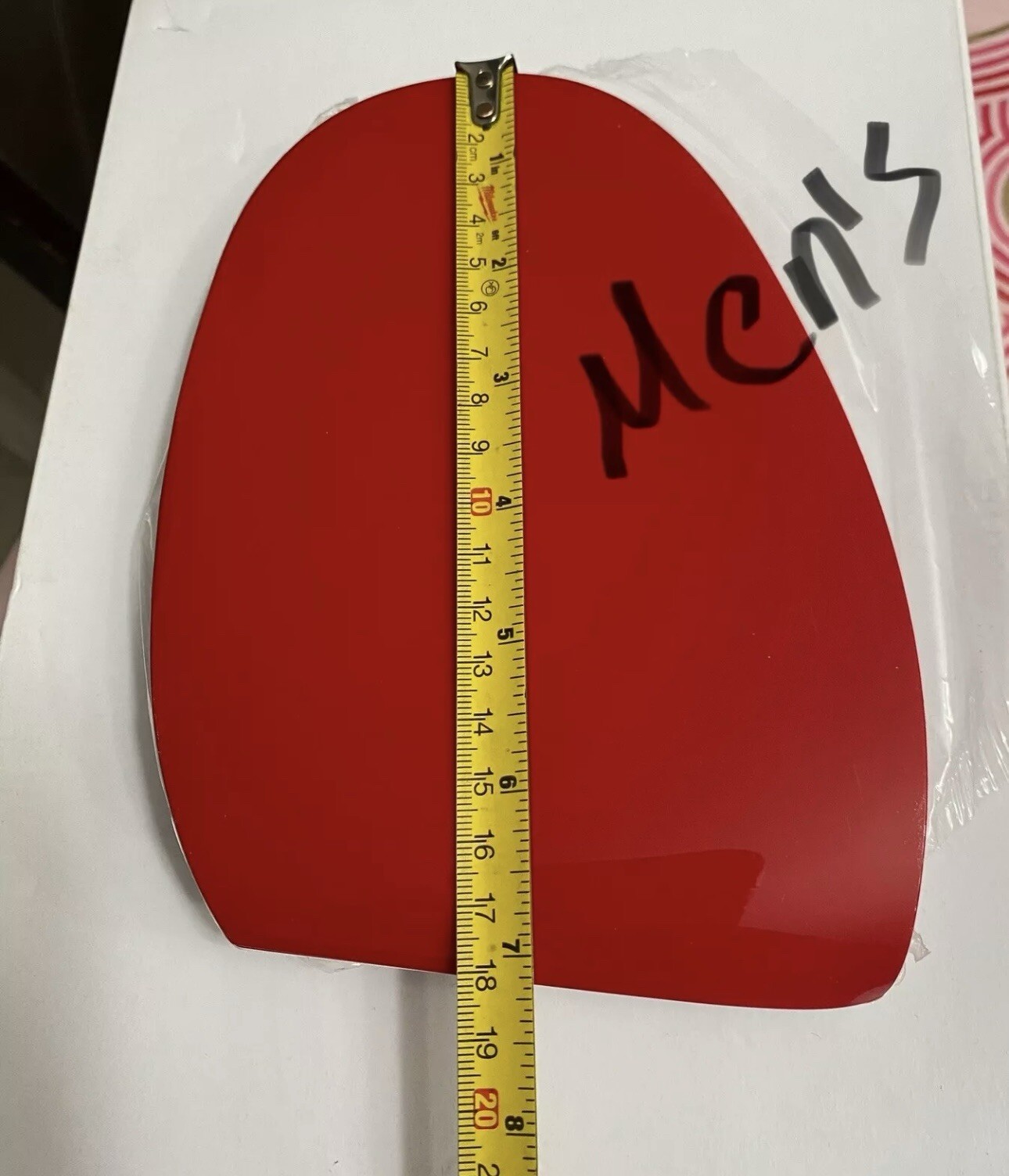 Casali Italian Mirror Rubber Half Sole Guard Protector Red bottoms Louboutines