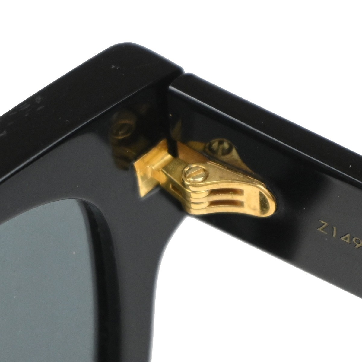 LOUIS VUITTON Escape Square Sunglasses Eye Wear Plastic Black GHW Z1496E 36EG390