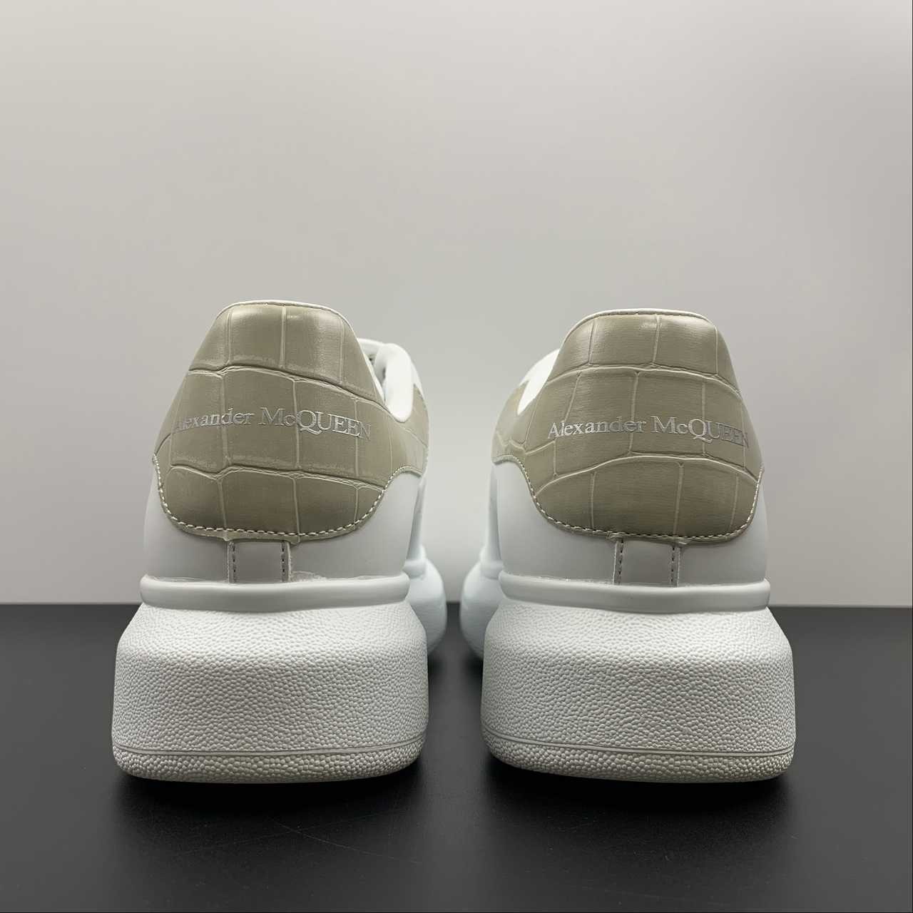 Alexander McQueen Oversized Sneaker “Beige Croc Heel” Men/Women Casual Shoes