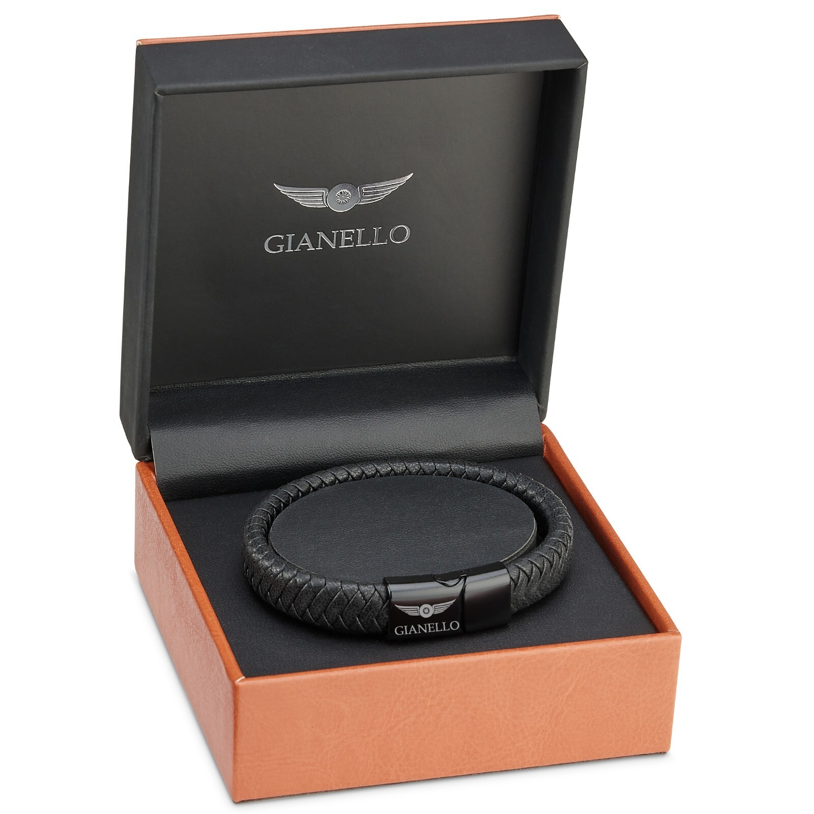 Gianello Handmade Men’s Rope Twist Bracelet (Large-8.5 inch)
