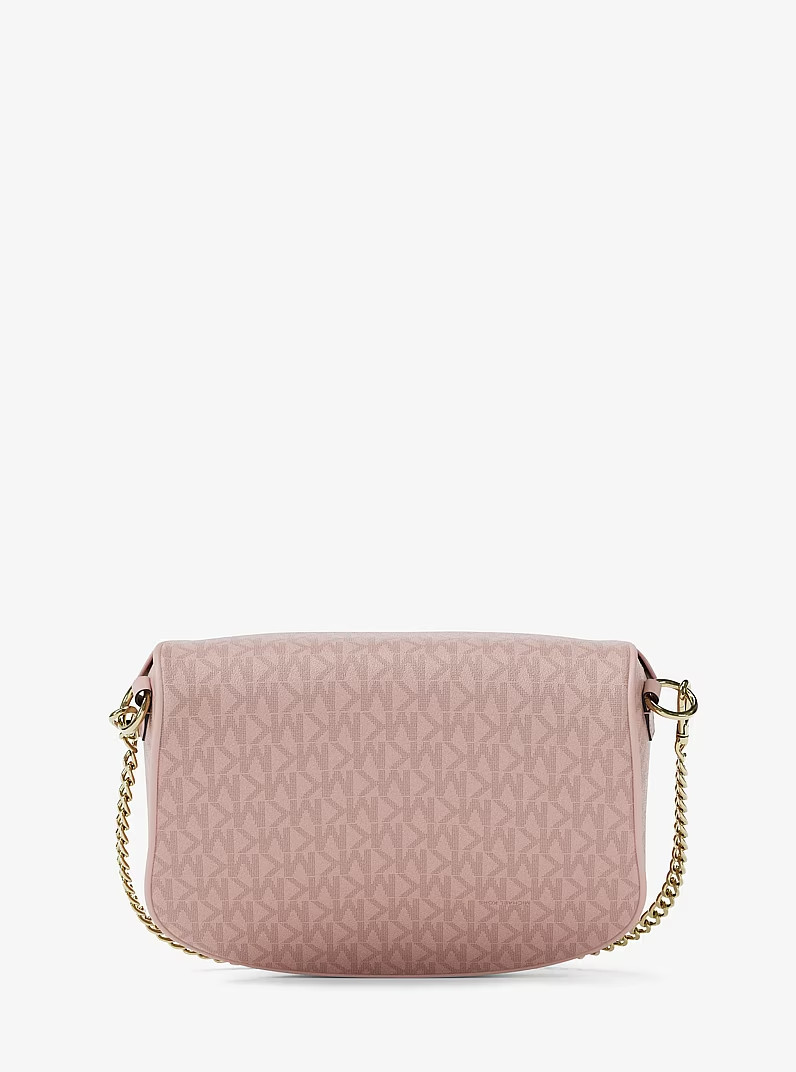 Michael Kors Slater Medium Signature Logo Sling Pack Powder Blush MK