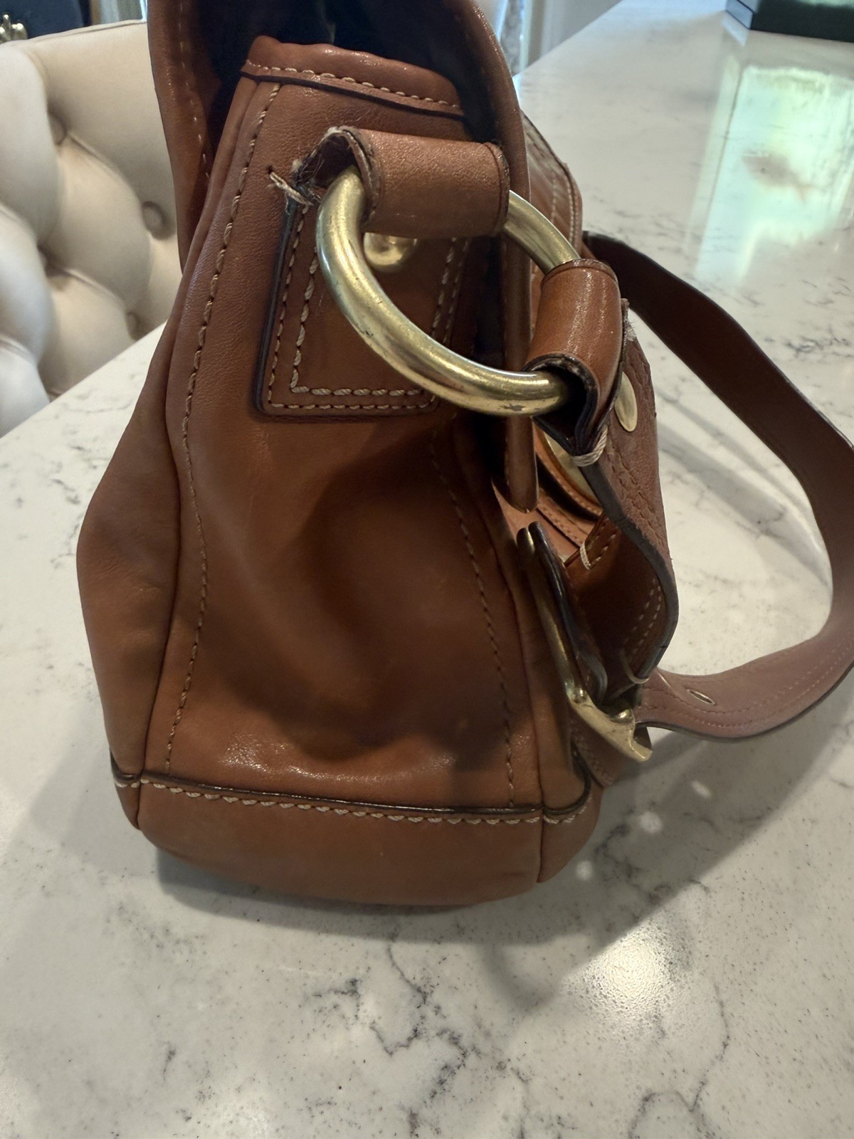 Vintage Coach Legacy Ali Saddle Handbag Shoulder Bag Purse F12854 65th Anniv.