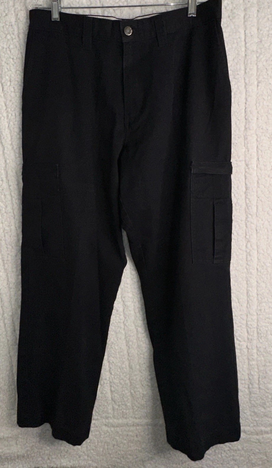 Dickies Canvas Carpenter Pants Men’s Size 34 UL Black Heavy Workwear Utility