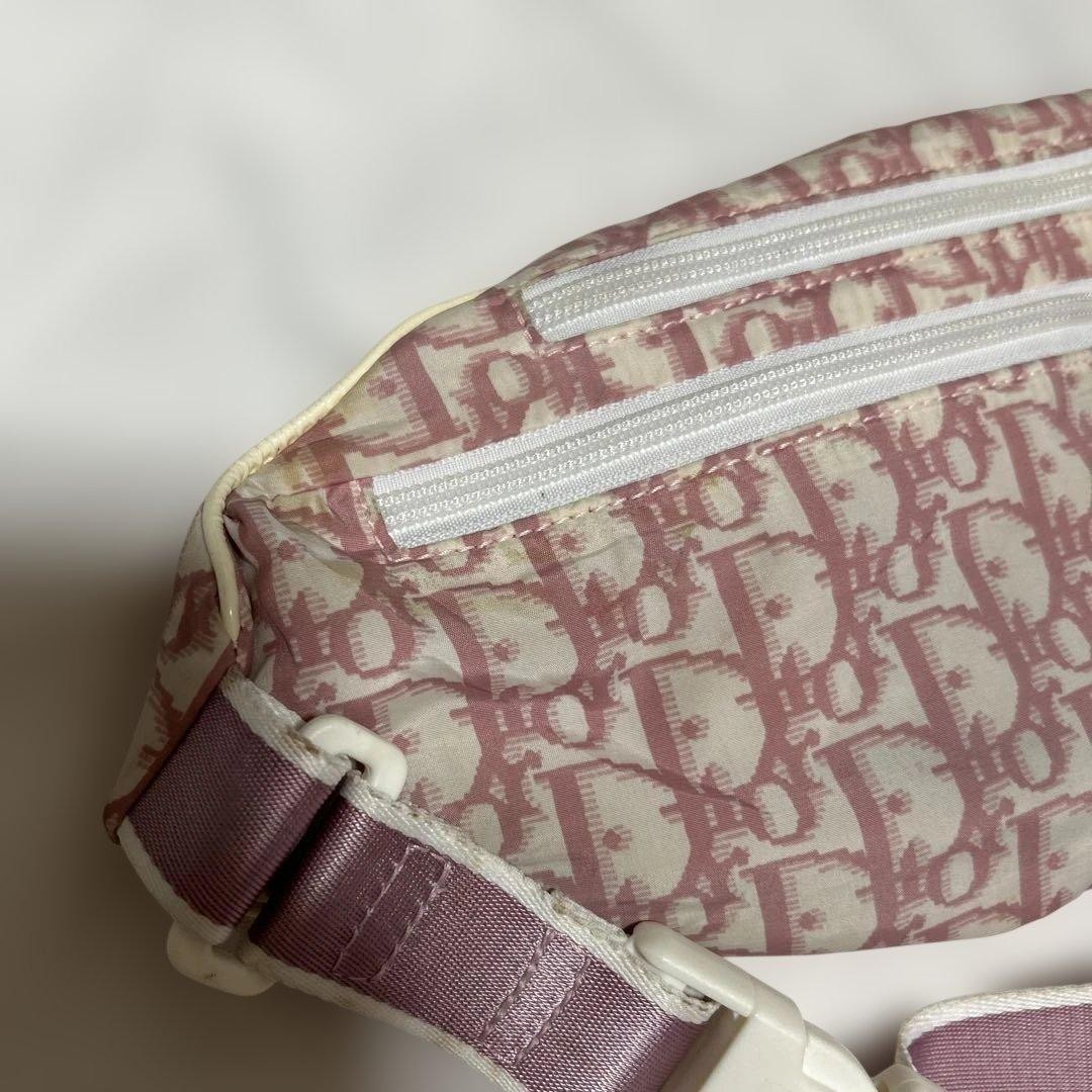 Christian Dior Bag Dior Trotter NO.2 Shoulder Waist Pink