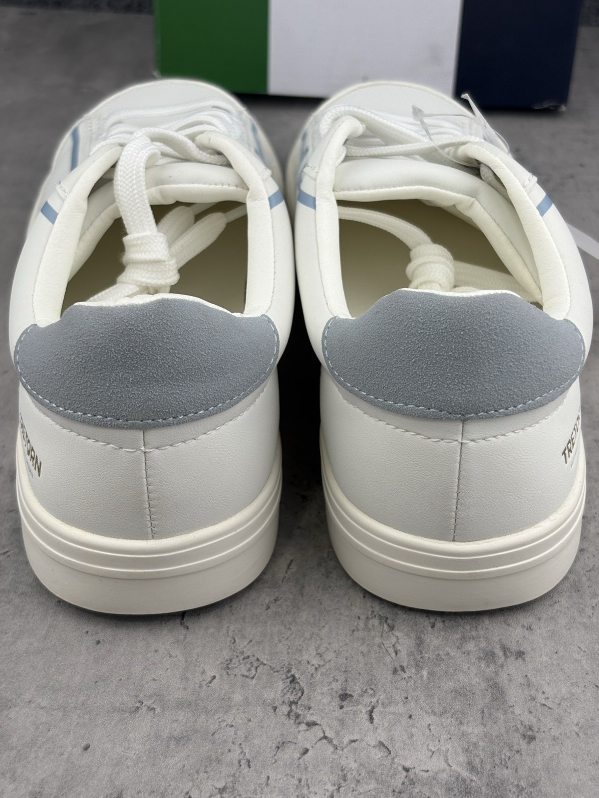 Tretorn “Serve” Women’s White/Blue, Size 8.5, Memory Foam Footbed Sneaker NEW!!