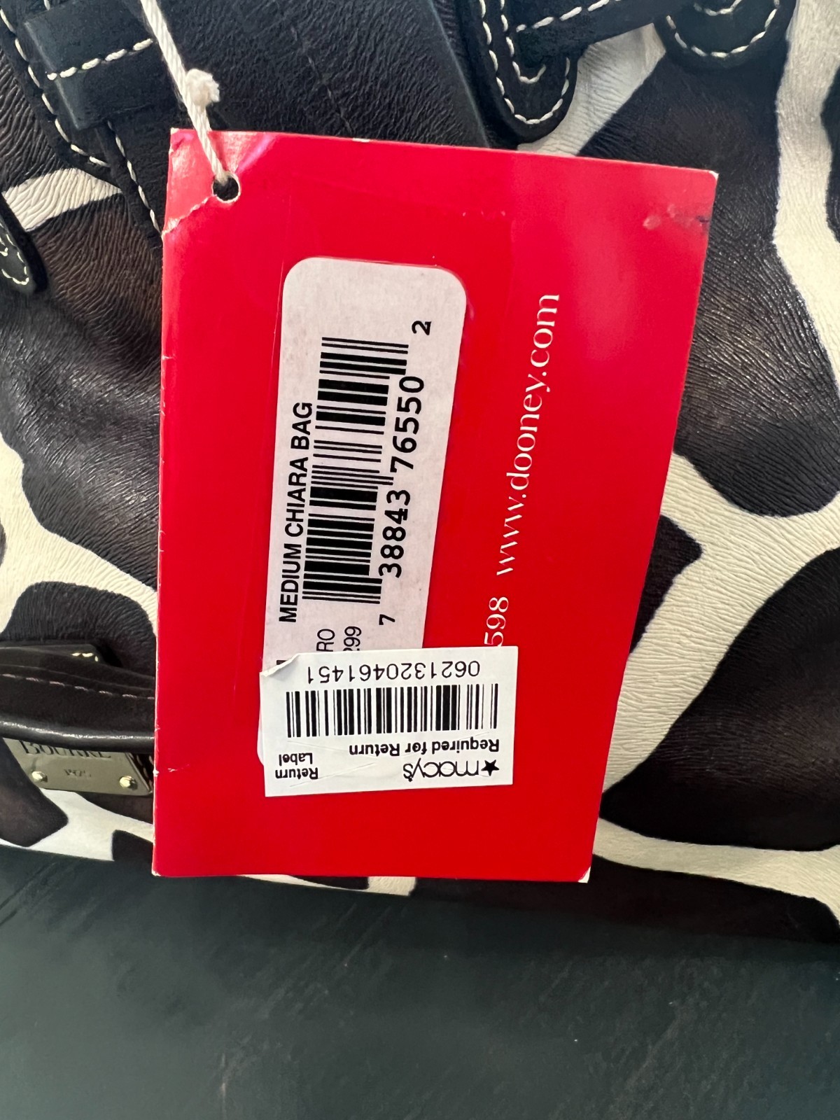 Dooney & Bourke NWT Chiara Medium Satchel | Rare Giraffe Print Collection