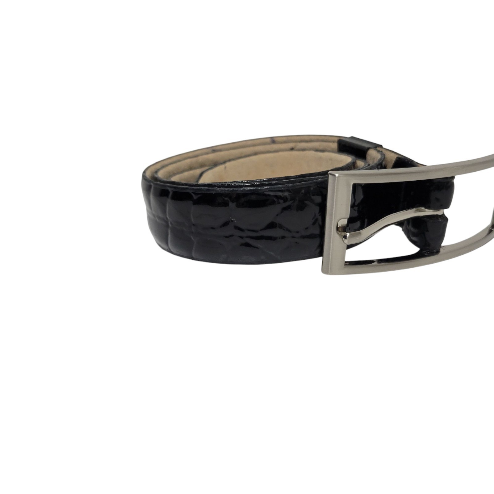 Women’s Man Made Materials Upper Genuine Leather Lined Belt Size 28 Excellent…