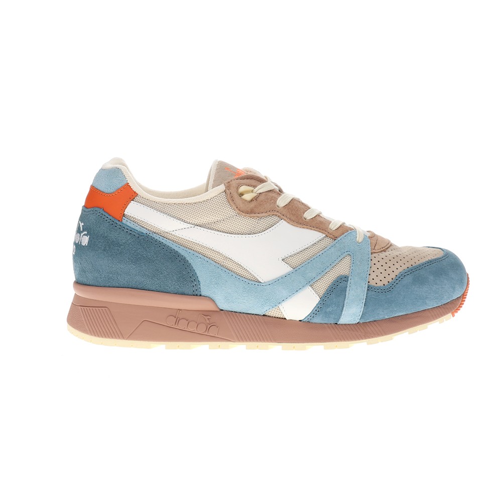 diadora N9000 Tourney Italia Lace Up Mens Blue Sneakers Casual Shoes 180902-600