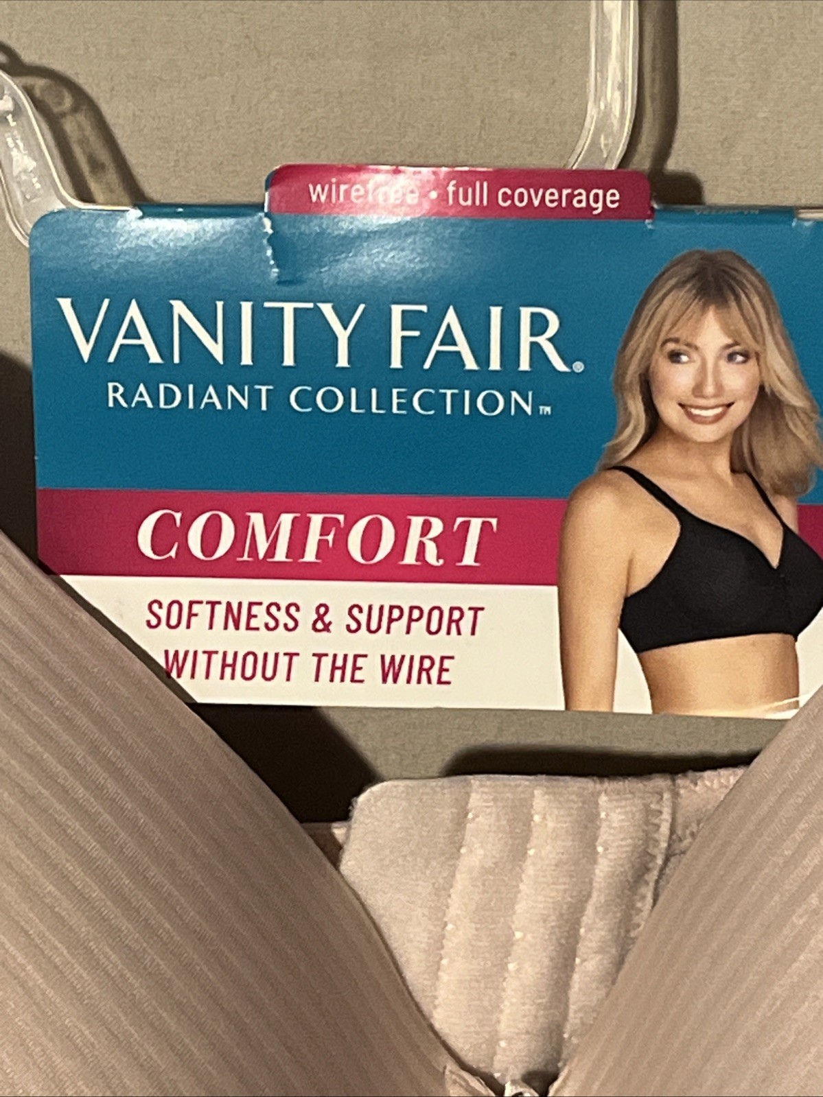 Vanity Fair Radiant Collection Comfort Bra Size 36D New With Tags