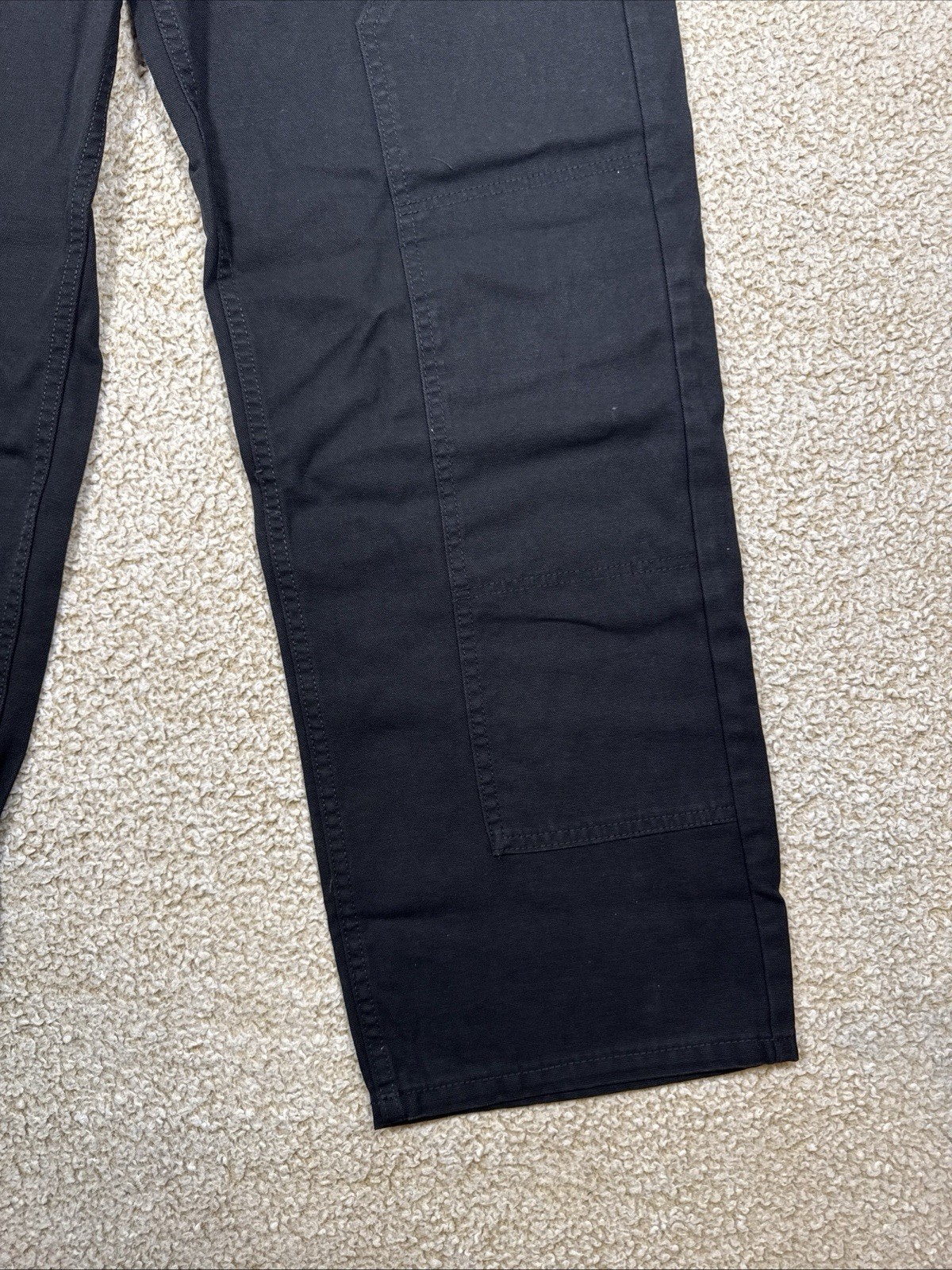 NEW Original Use Lot Of 2 Carpenter Pants 34×30 Black & Brown Relaxed Fit