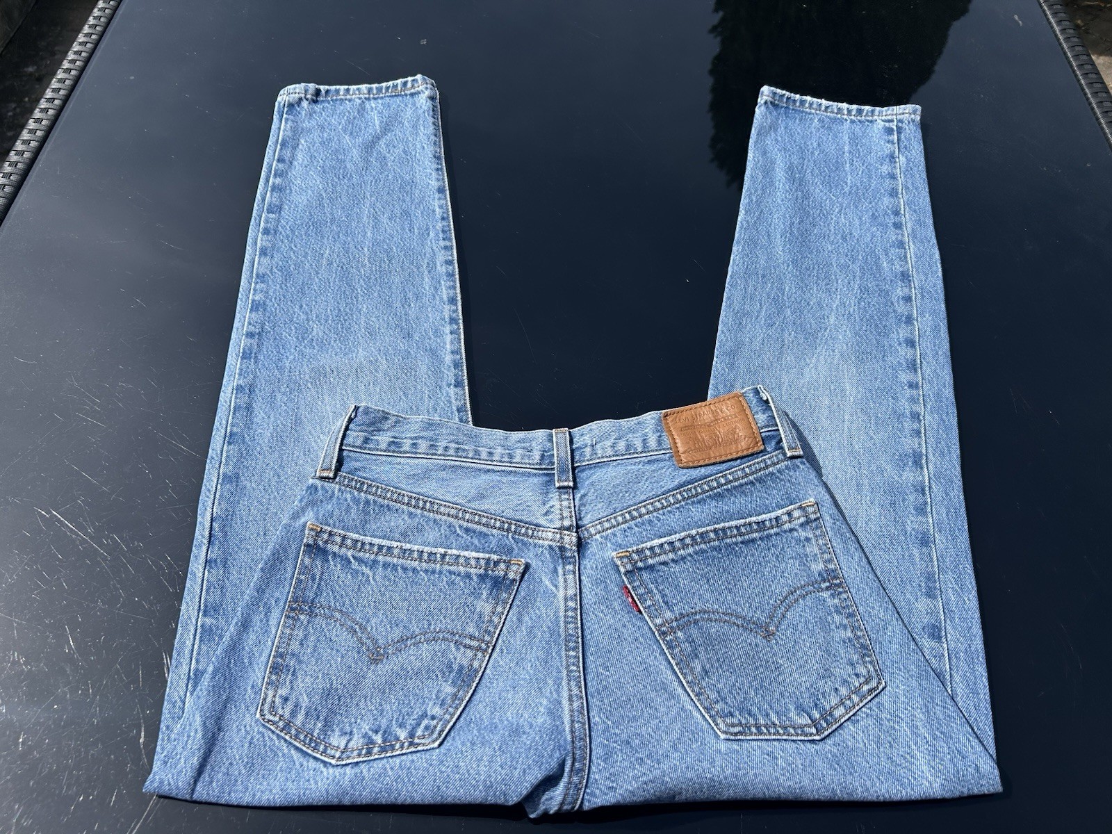 Levi 690 Premium Middy Straight Jeans Waist 26in Inside Leg 30in 100% Cotton