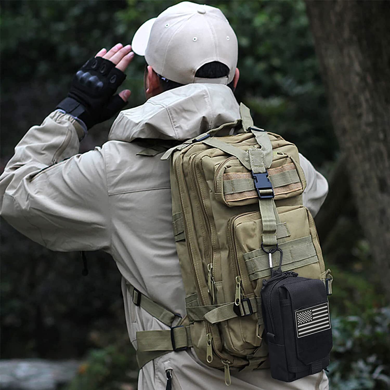 Tactical Molle Pouch Military Waist Bag Outdoor EDC Tool Bag Utility Vest Pack