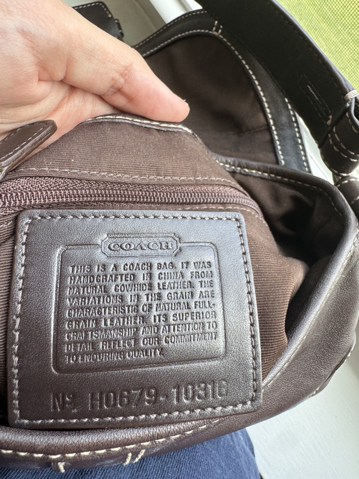 Coach Brown Soho Small Shoulder Bag Buckle Flap Magnetic, Silver