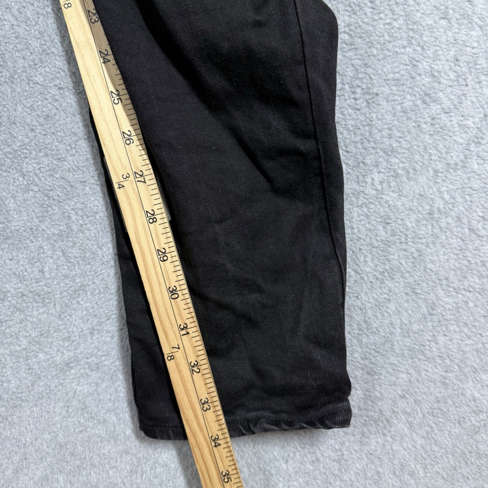 G-Star Raw 3D Arc Slim Jeans Mens 38×34 Black Stretch Denim Twisted Leg Stacked