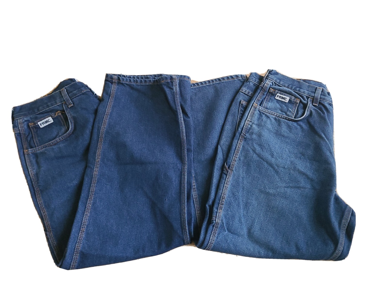 Tyndale FRMC F290T Men’s work flame resistant Blue jeans 36×29 Lot 2 EUC