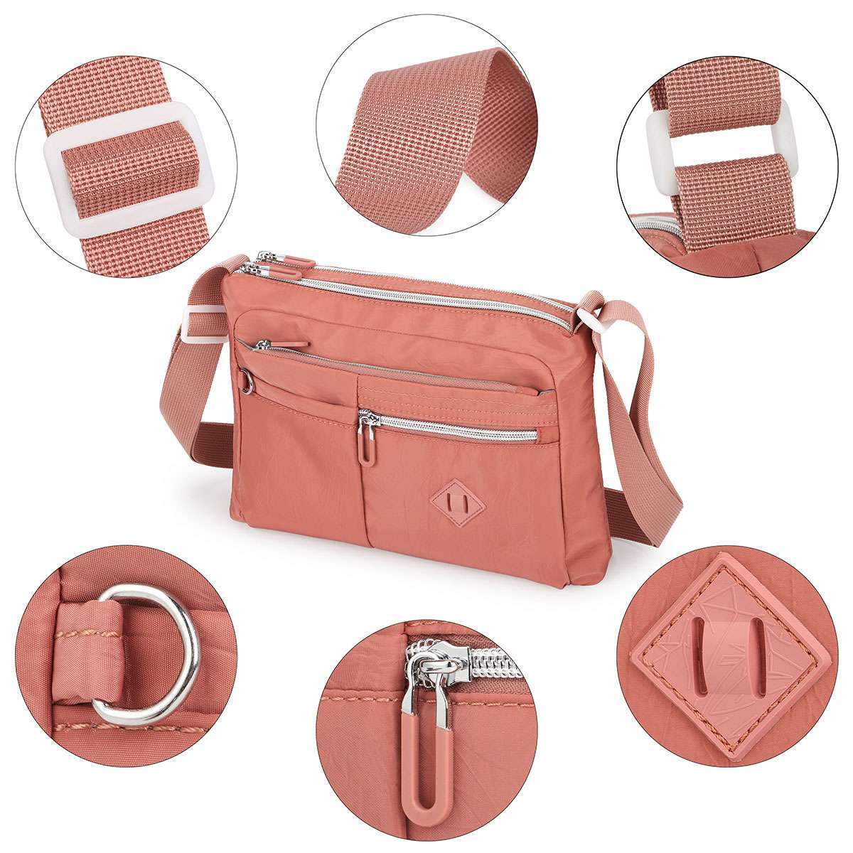 Waterproof Messenger Cross Body Ladies Handbag Bag Shoulder Bag Womens Purse