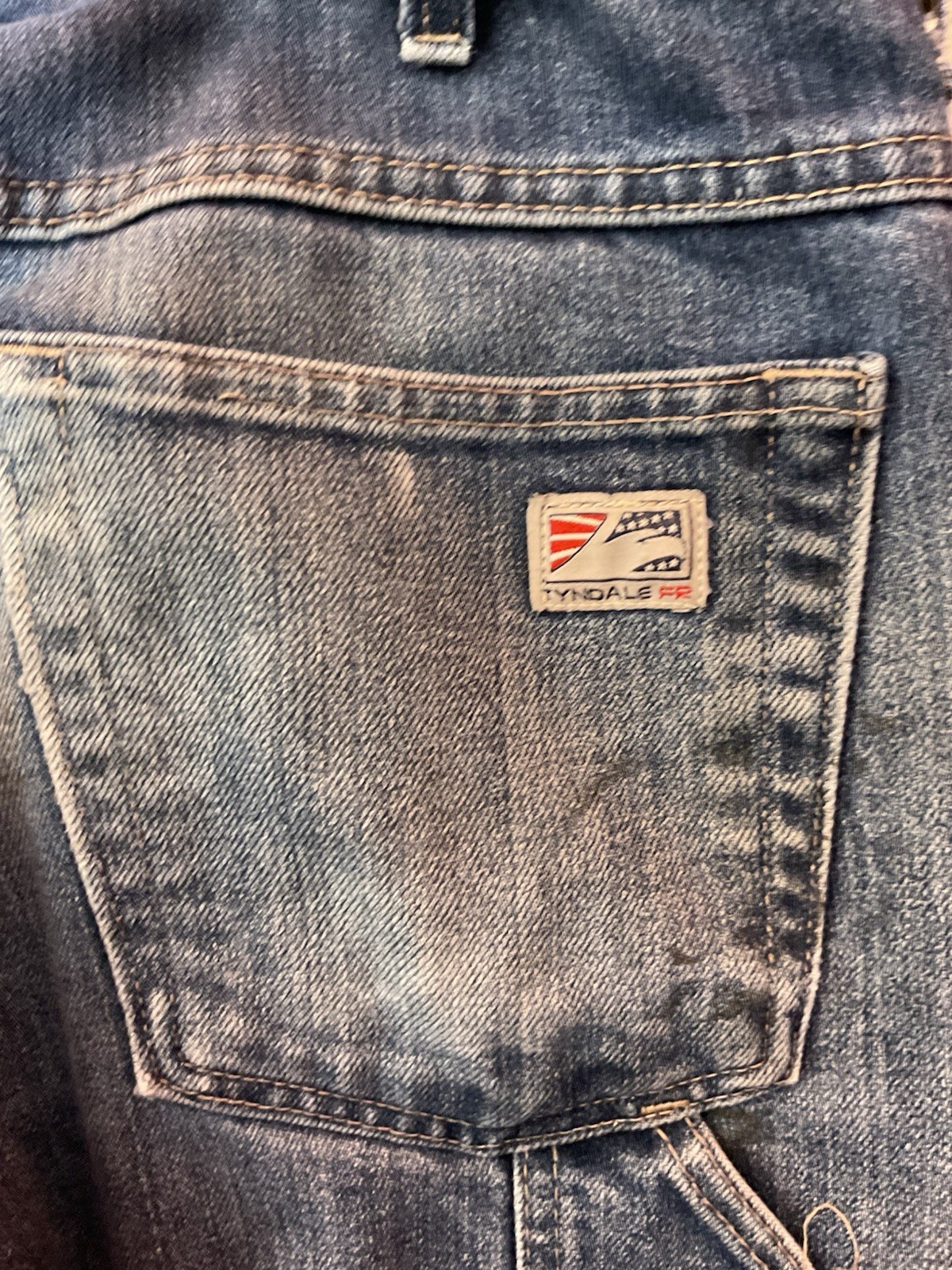 Tyndale FR Flame Resist Jeans Mens 30 X 32 Blue Relaxed Fit Carpenter F290T ARC