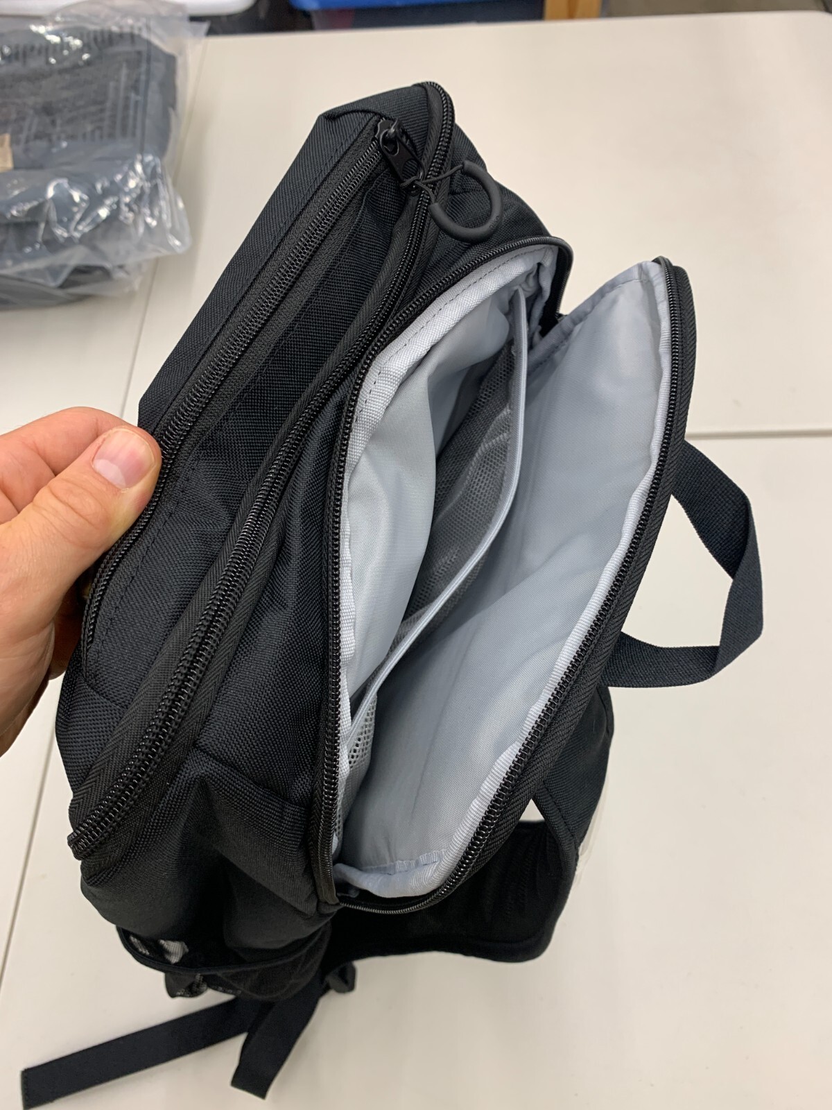Nike Varsity Elite Backpack 32L Black Grey Air Cushion Basketball Bag HM9965