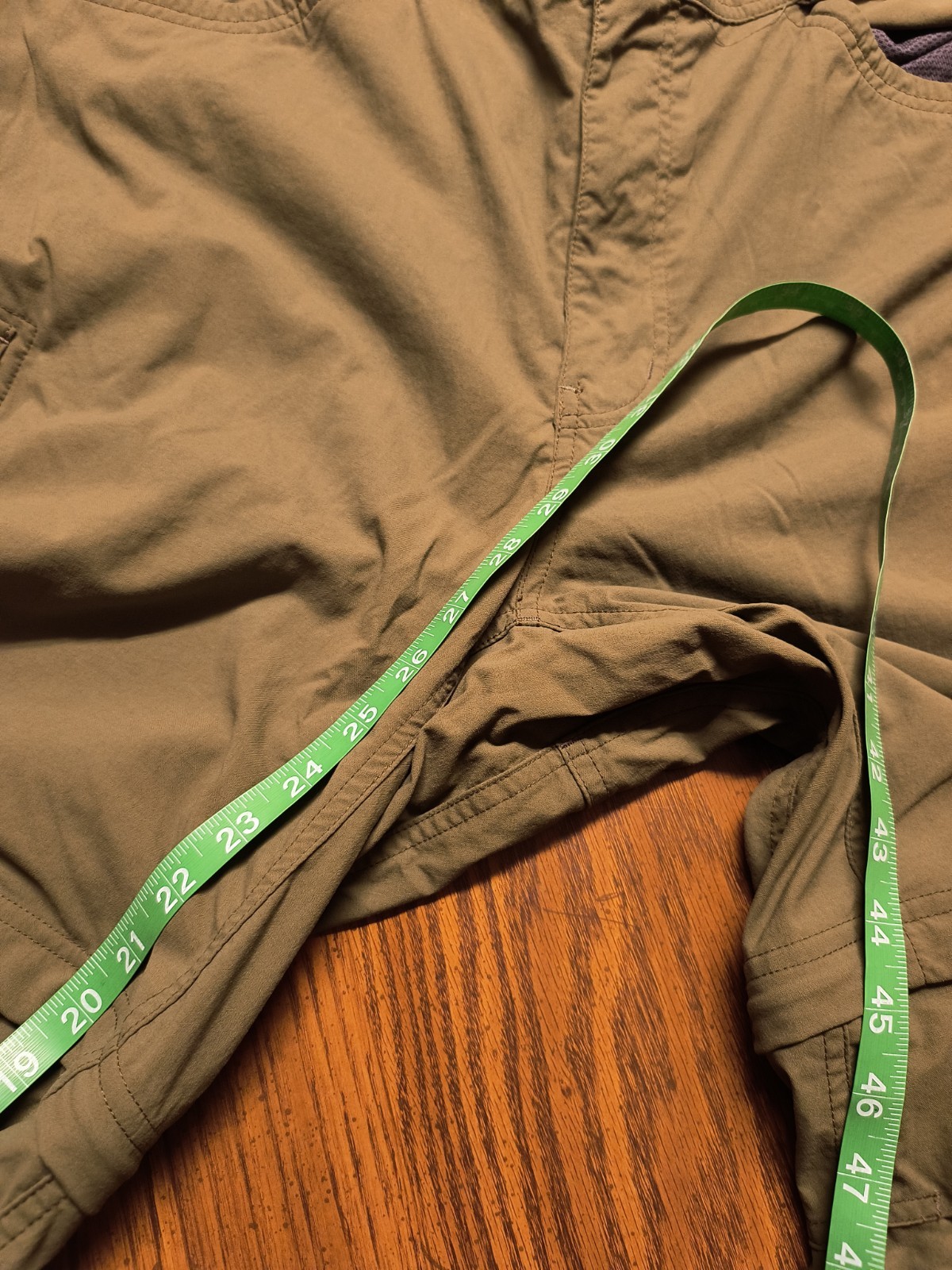 Lot of 2 Rei Co-op Convertible Pants Mens 48×30 Green Cargo 23414 Hiking