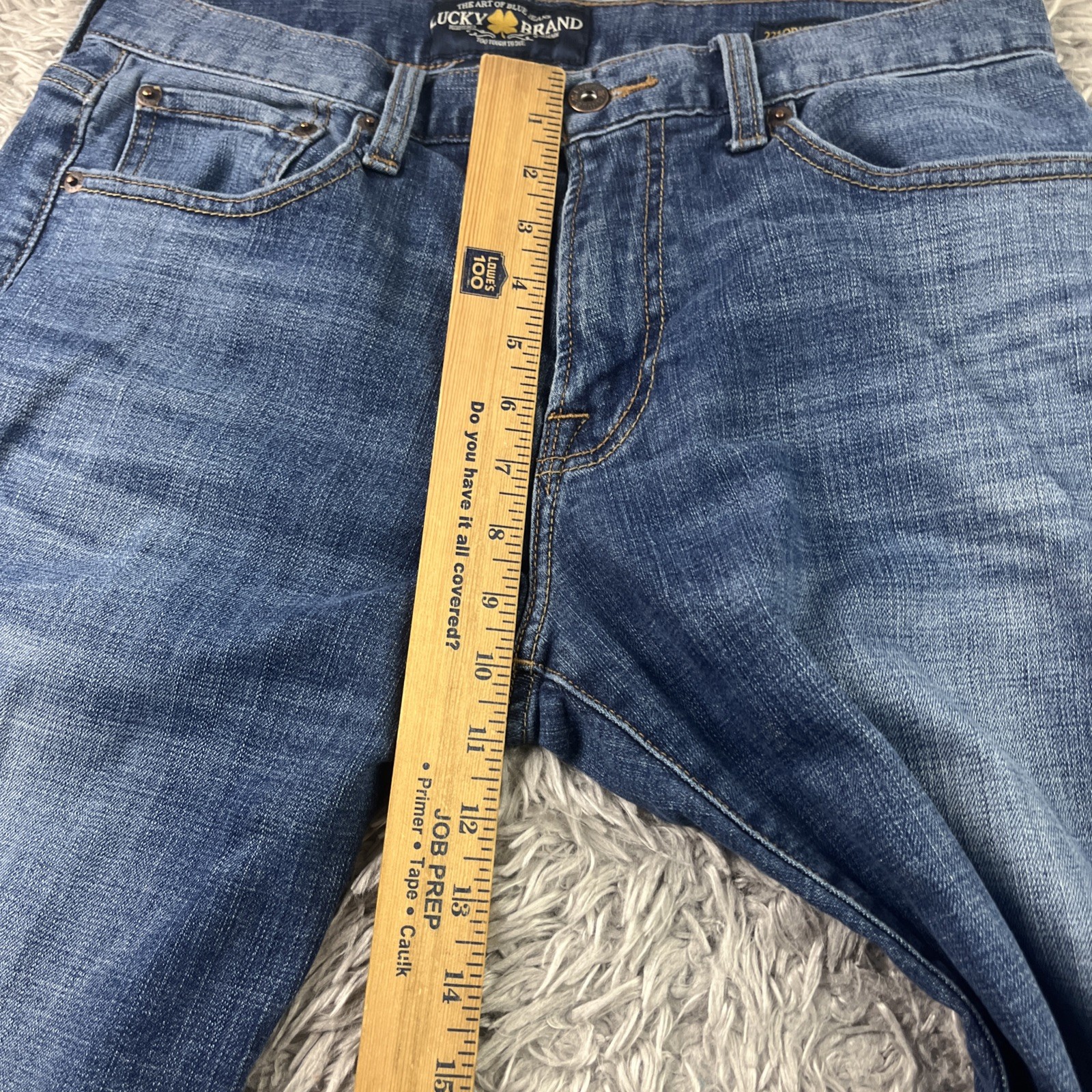 Lucky Brand Mens Jeans 221 Original Straight 32×32 Blue Denim 5 Pocket