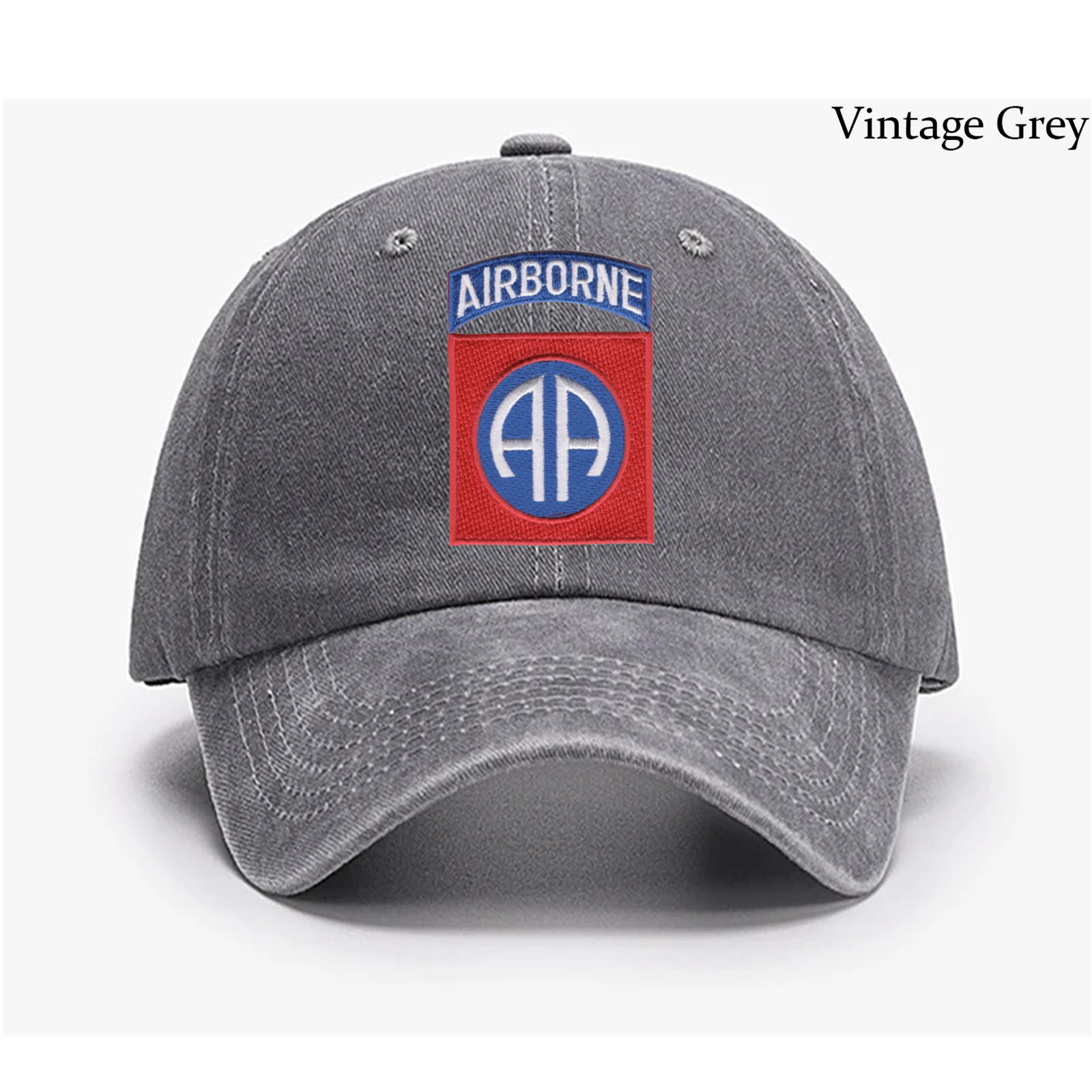 Embroidered Hat 82nd Airborne Division, Veteran Cap, Trucker Hat, Baseball Cap