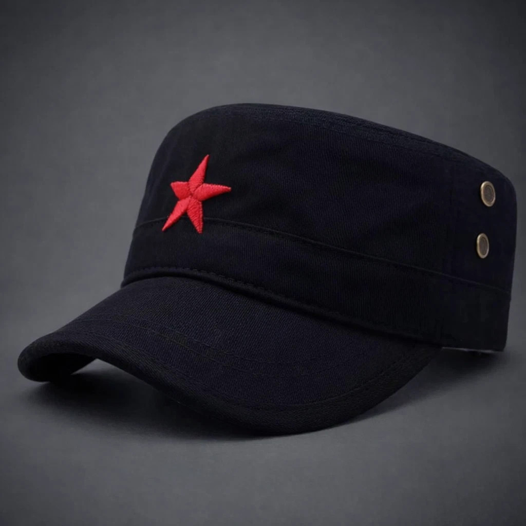 New Hats Communist Cap Red Star Army Che Guevara Cuba Stars Military Cool Hat