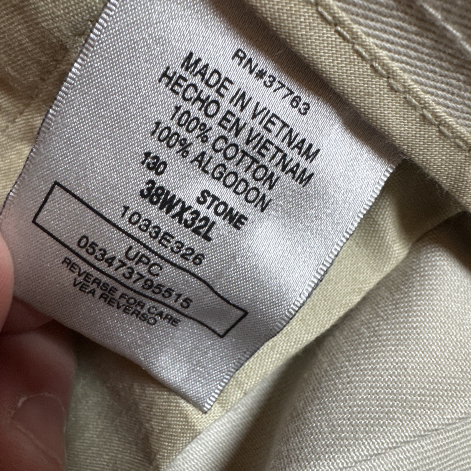 Savane Deep Dye Wrinkle Free Pant Mens 38×32 Khakis Pleated Straight NWT