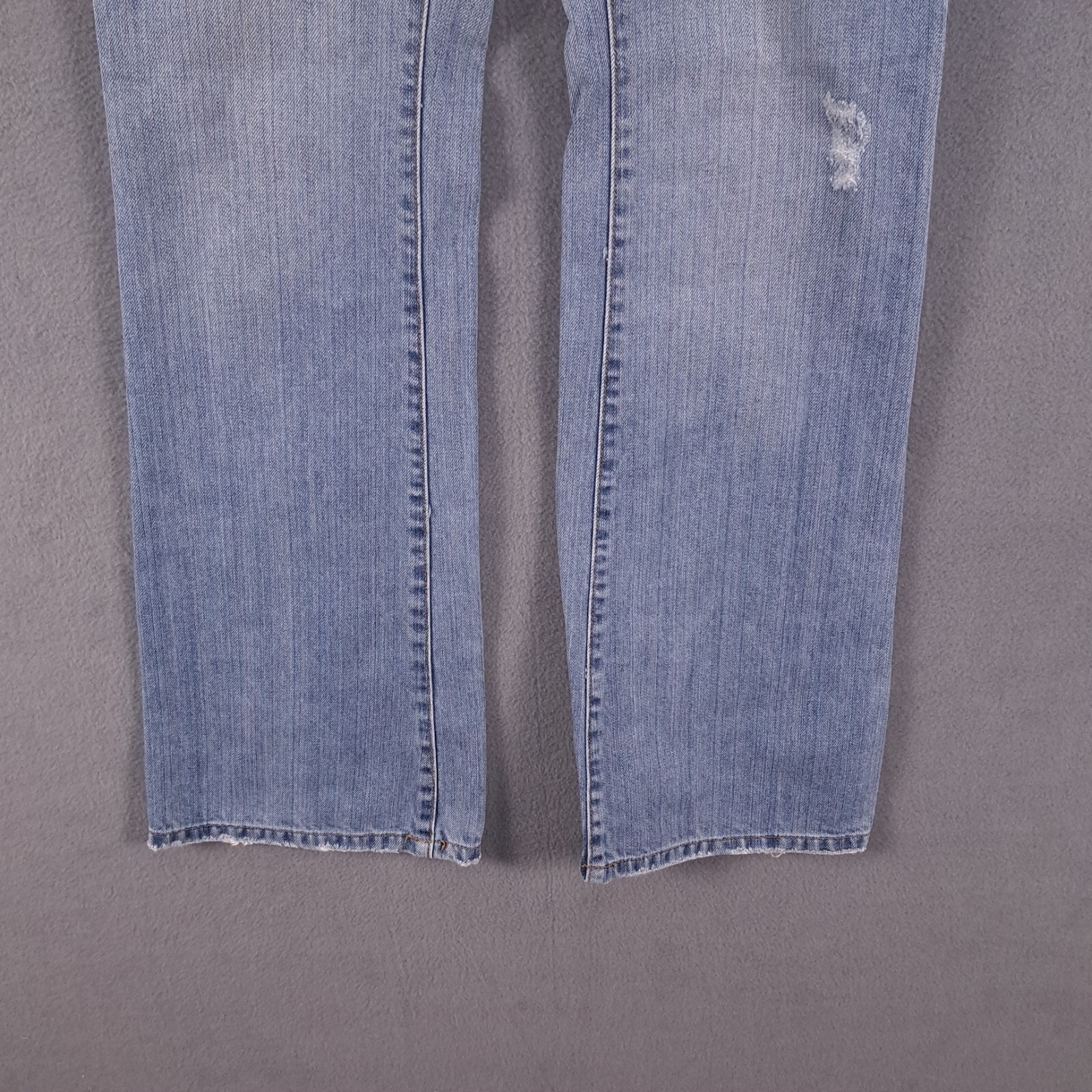 American Eagle Jeans Womens 4 Regular Blue Hipster Skinny Flare Denim Light Wash