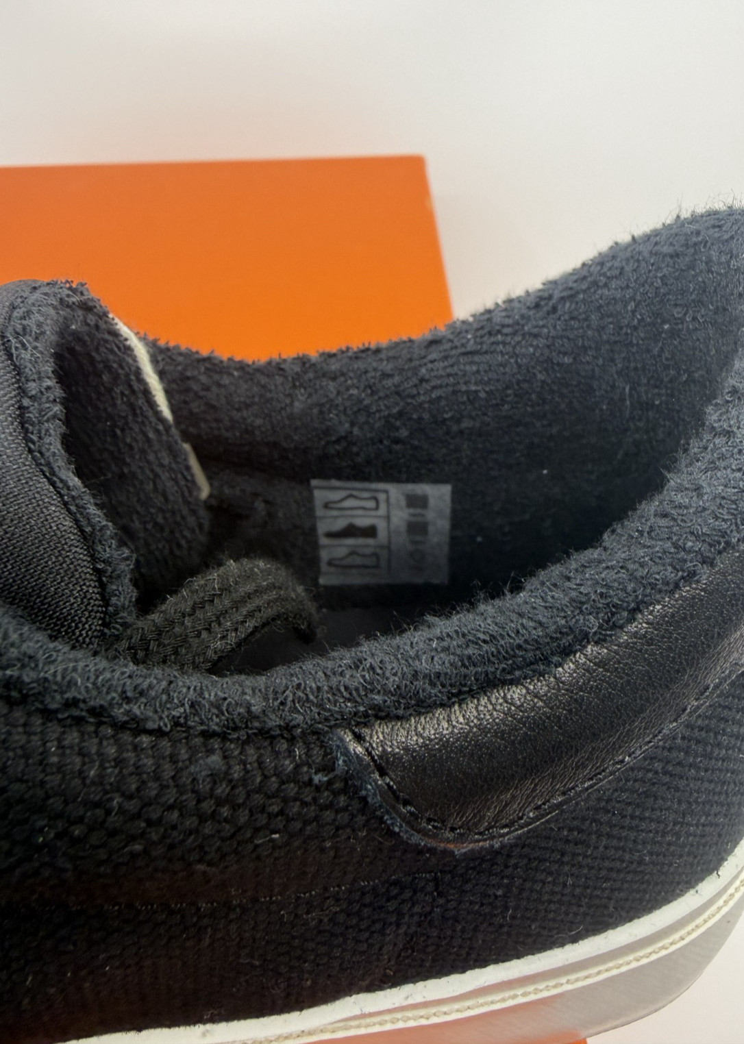 NEW in Box HERON PRESTON Vulcanized Low-Top Black White Sneaker СТИЛЬ Sz 44 11
