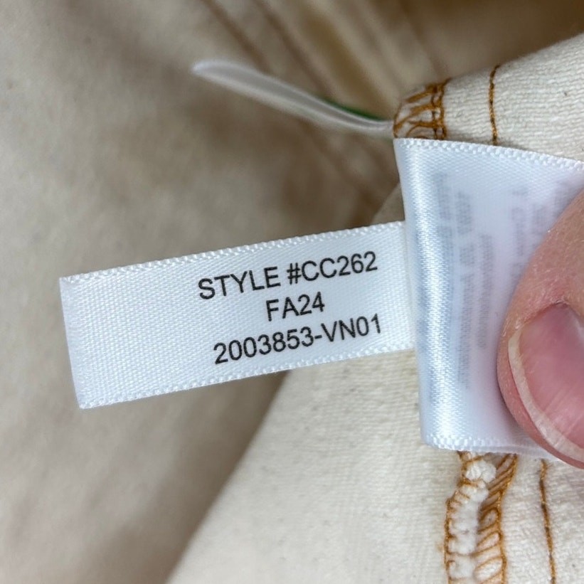 J. Crew Lightweight canvas chore jacket XXS Ecru Herringbone NEW CC262 utility