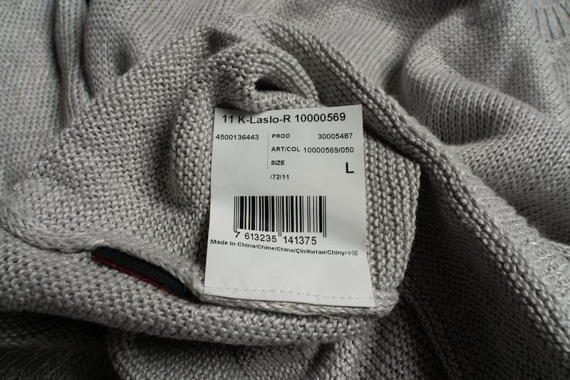Men Strellson Sweater Grey Linen 38 / M / 46