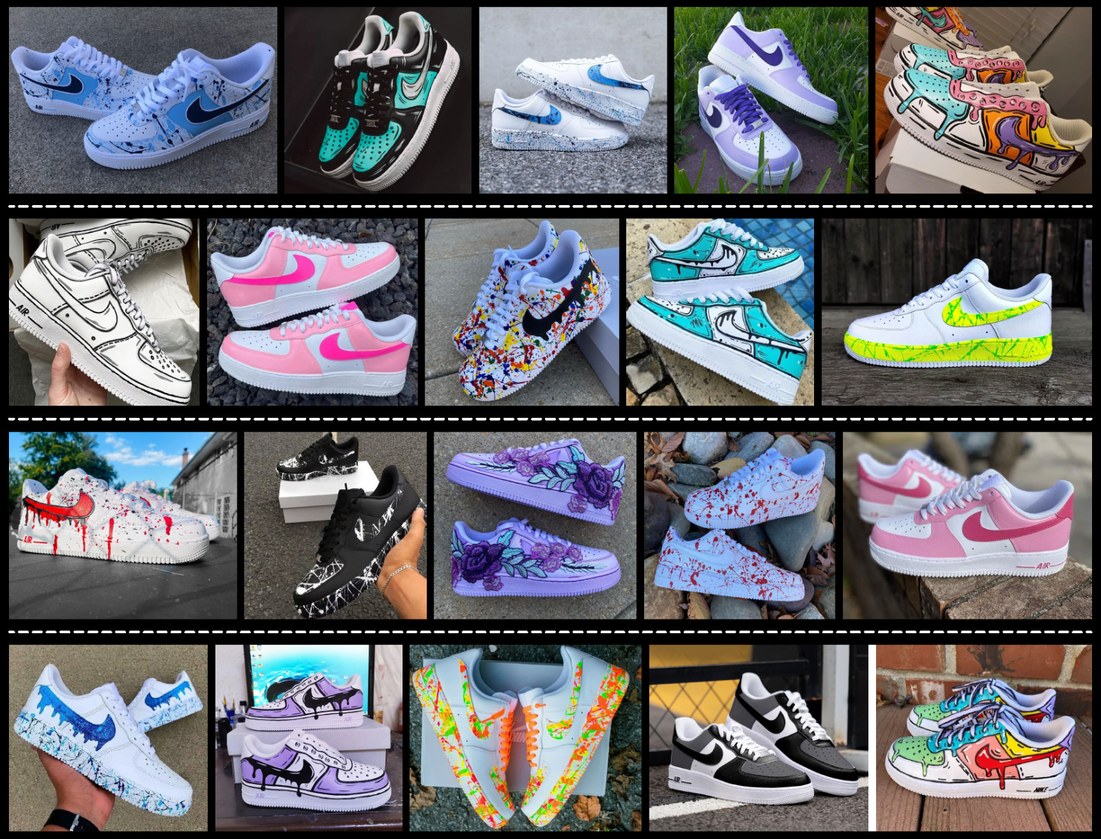 63″ 72″ Inch Replacement Flat Shoe Laces 100 Colors Nike Air Force 1 Jordan Dunk