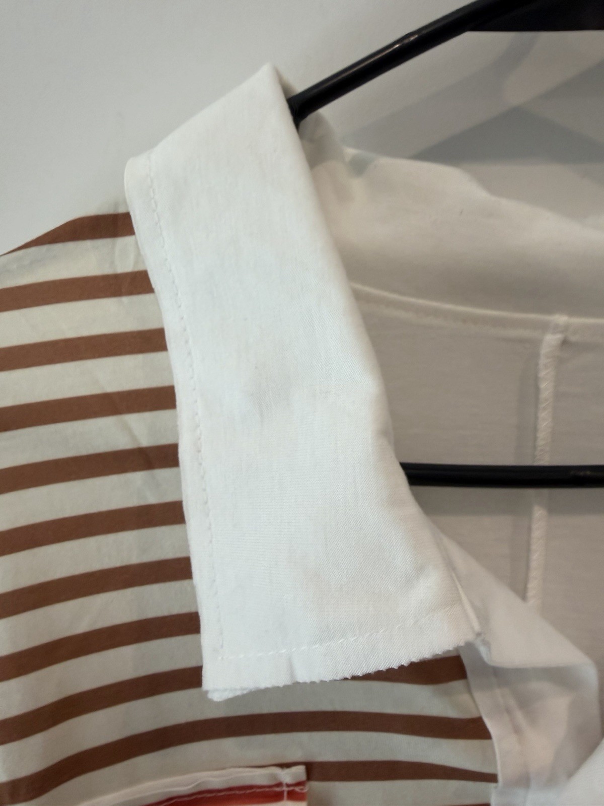 Striped Shirt With Pockets On The Chest Size Large Oversized