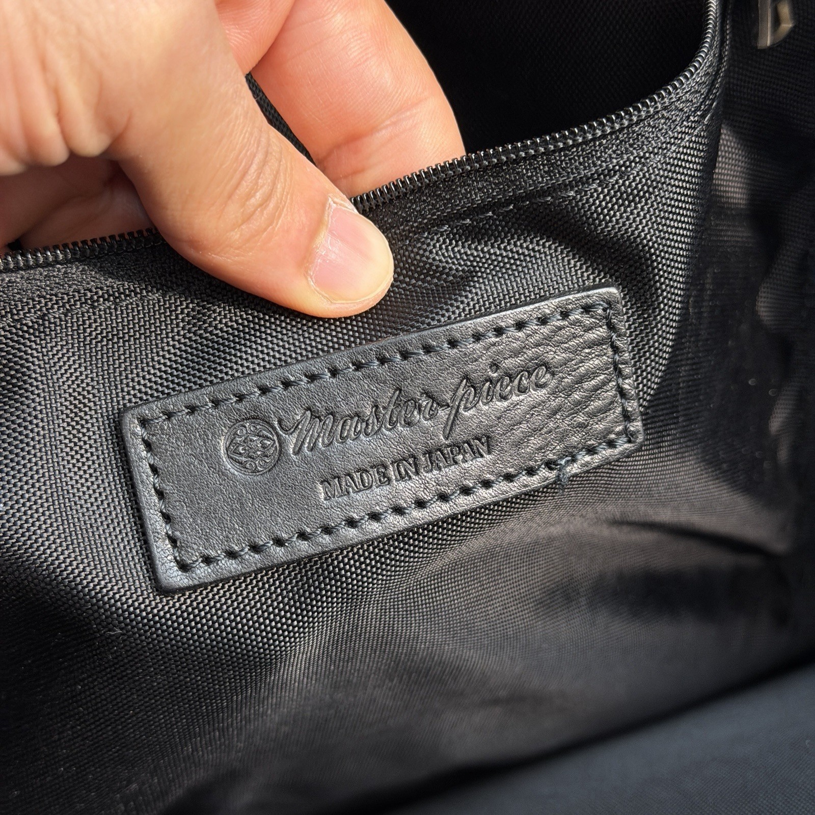 Master Piece MSPC Push Connection Backpack Cow Leather Made In Japan