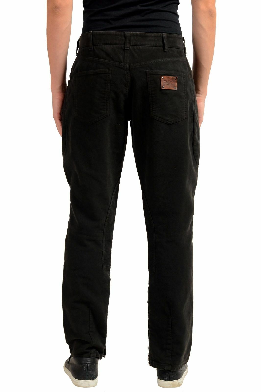 Dolce & Gabbana Men’s Brown Zip Up Casual Pants Size 28 30 32 34 36