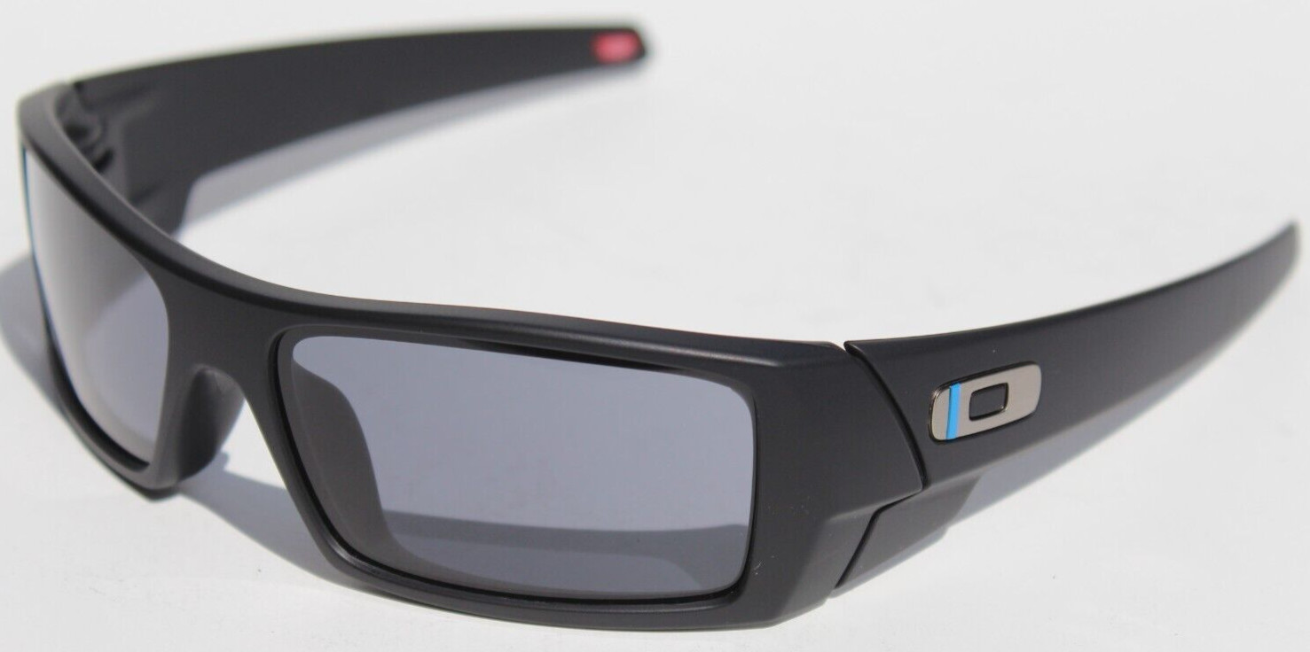 OAKLEY Gascan Sunglasses THIN BLUE LINE Matte Black/Grey OO9014-11 Police NEW
