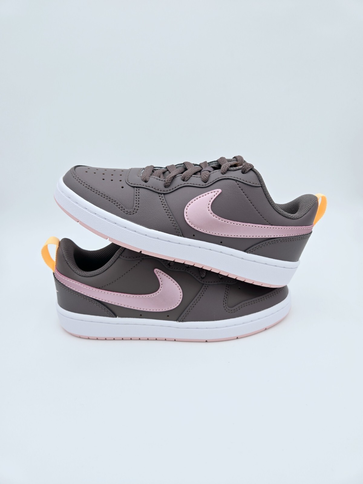 NIKE COURT BOROUGH LOW 2 GS Violet/Pink Kids Shoes BQ5448-200. #C3