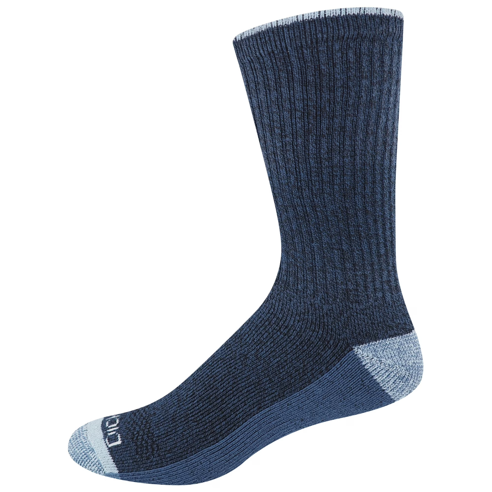 6 Pack Genuine Dickies Mens Dritech Crew Socks Moisture Control Black Size 6-12