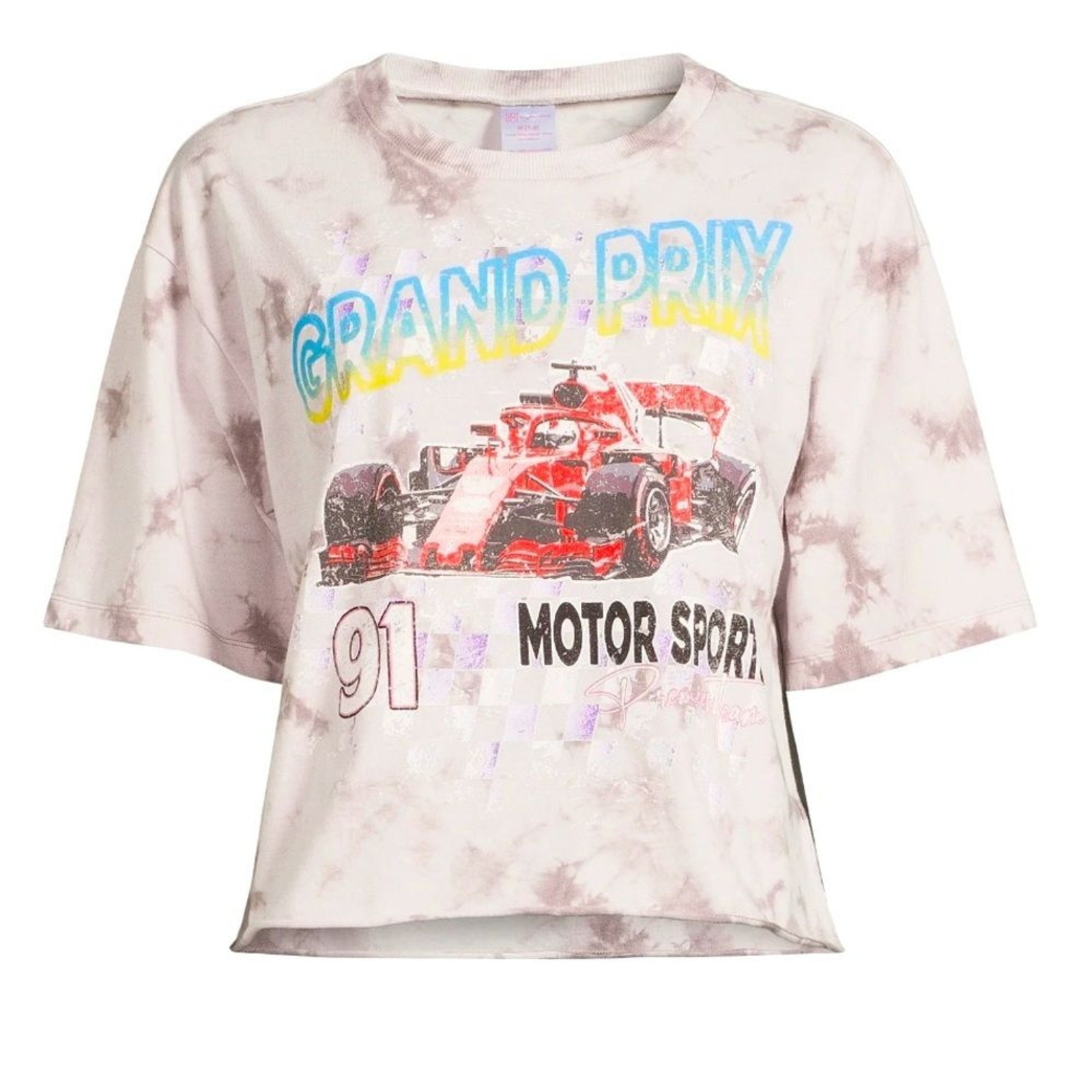 Women’s Cropped Graphic Tee with Short Sleeves (Size: L, 11/13) NWT