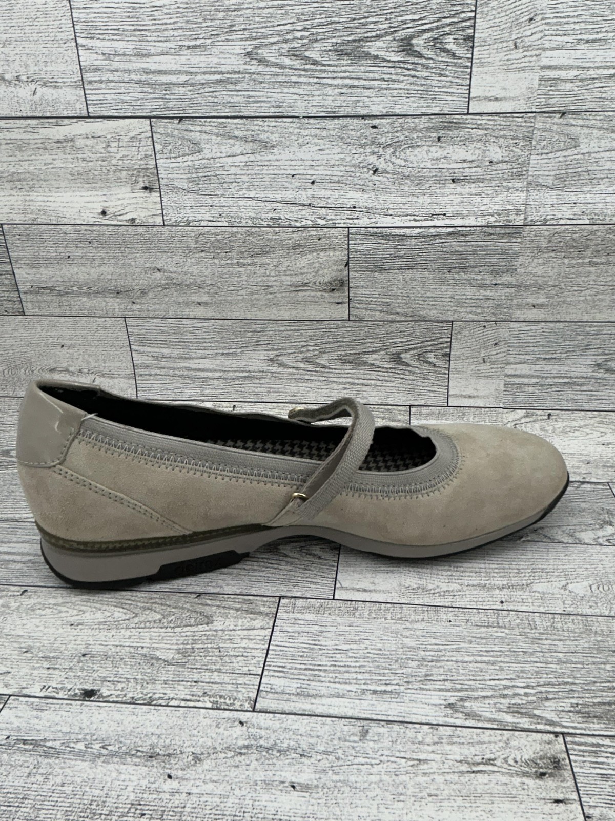 Aetrex Caroline Mary Jane Shoes Womens Size 7.5 Medium Leather Comfort Flats