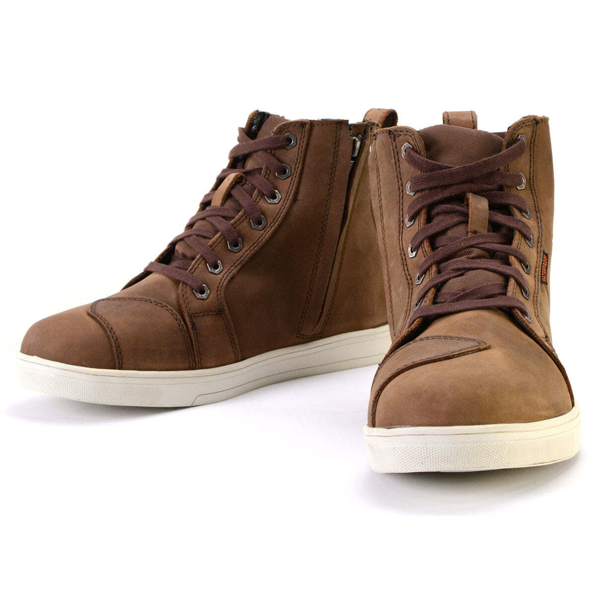 Milwaukee Leather MBM9113 Men’s Brown Motorcycle Reinforced Casual Riding Shoes